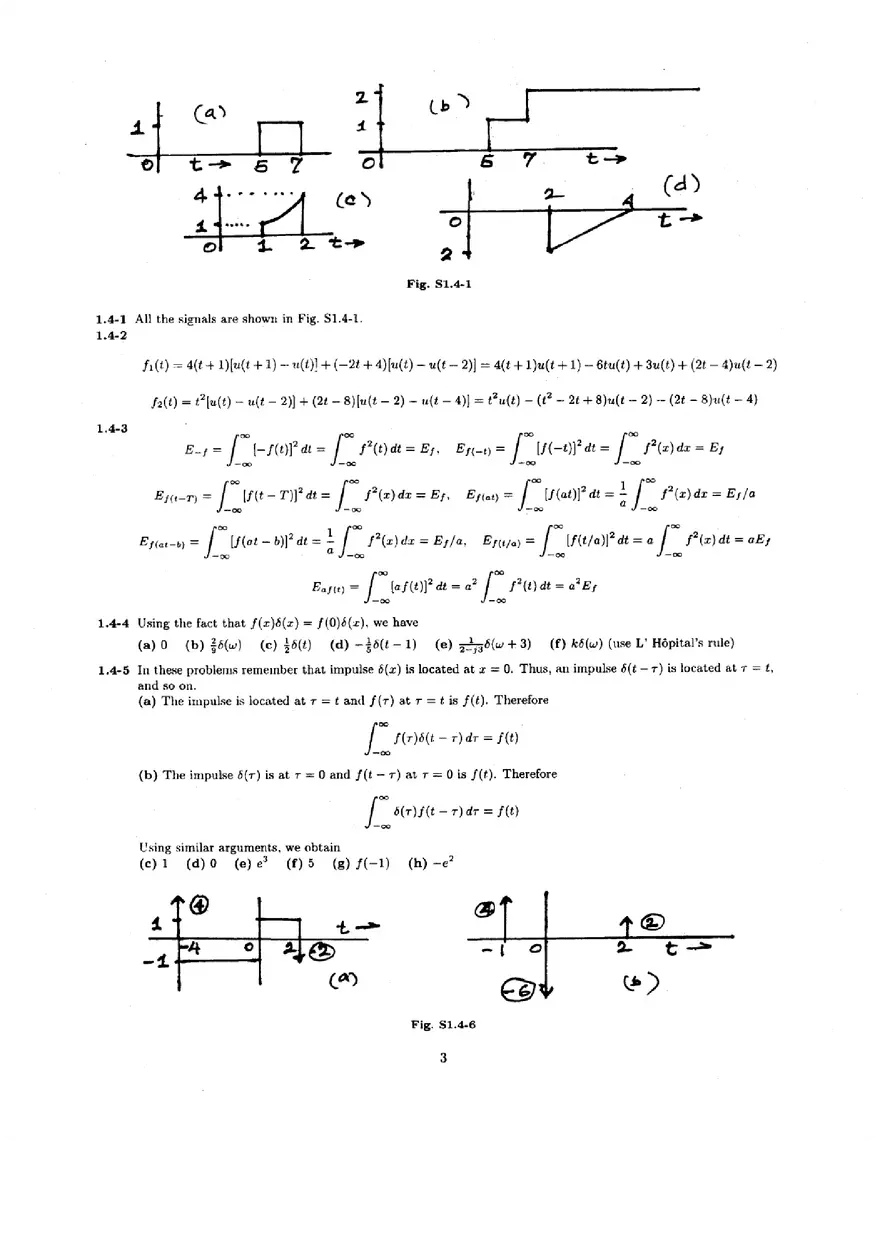 Signal Processing and Linear Systems Solution Ch.1 - Page 3
