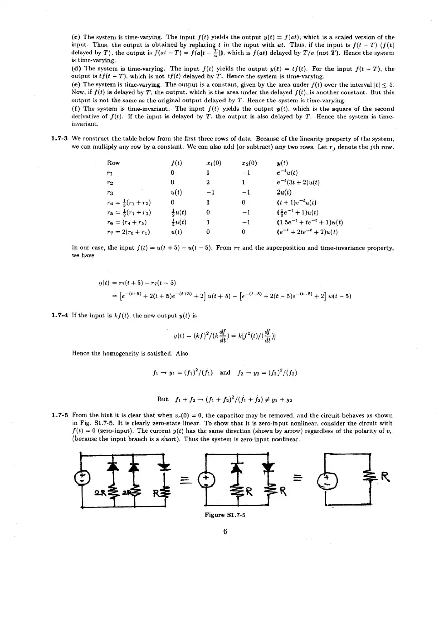 Signal Processing and Linear Systems Solution Ch.1 - Page 6