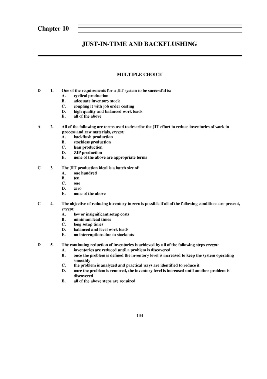 Just-in-Time and Backflushing - Page 1