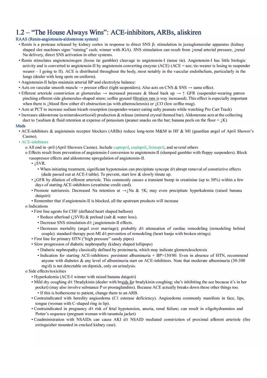 Circulatory (CV & Renal) - Page 11