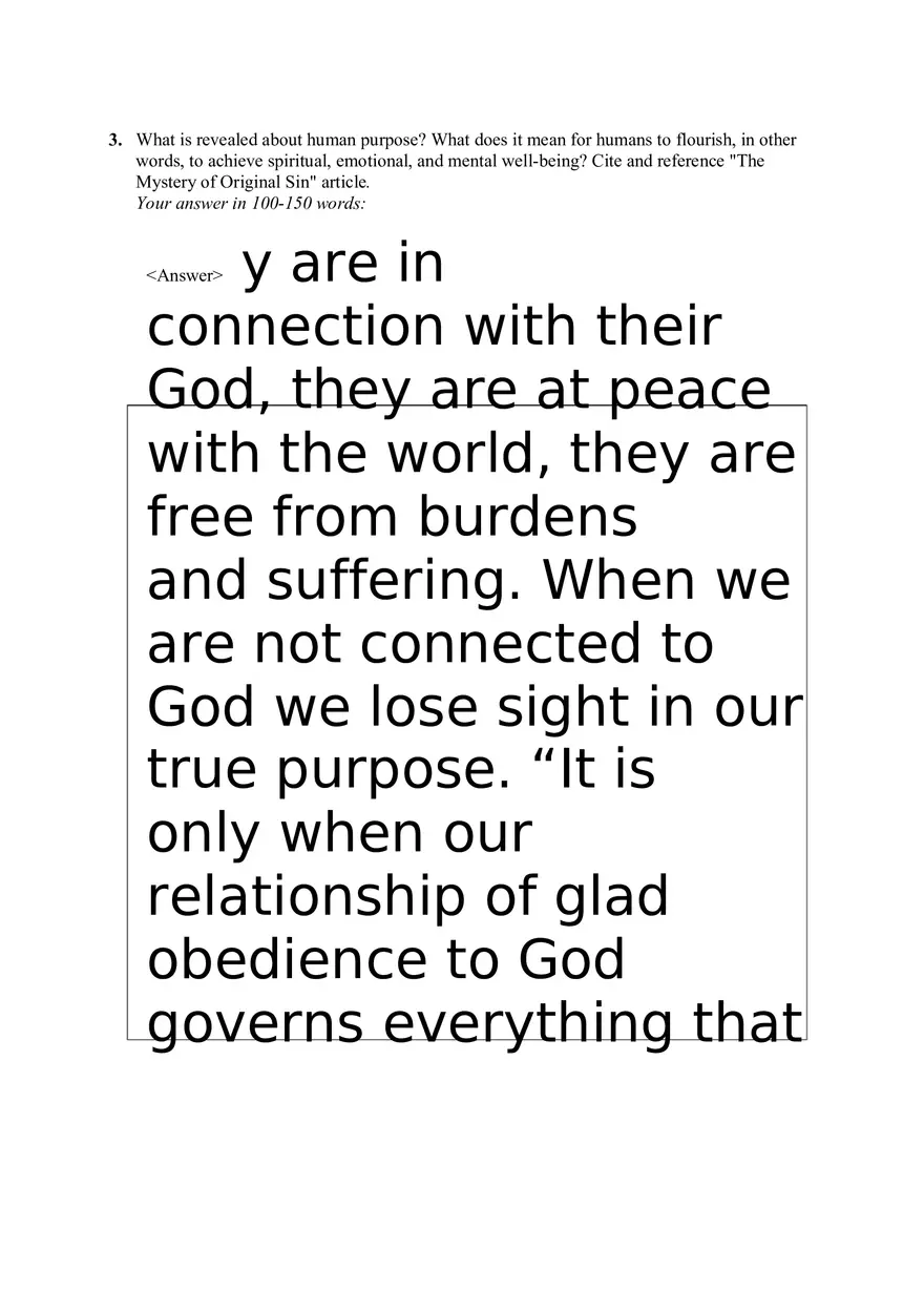 Consequences of the Fall and Contemporary Response - Page 2