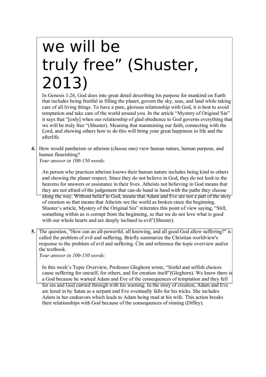 Consequences of the Fall and Contemporary Response - Page 3