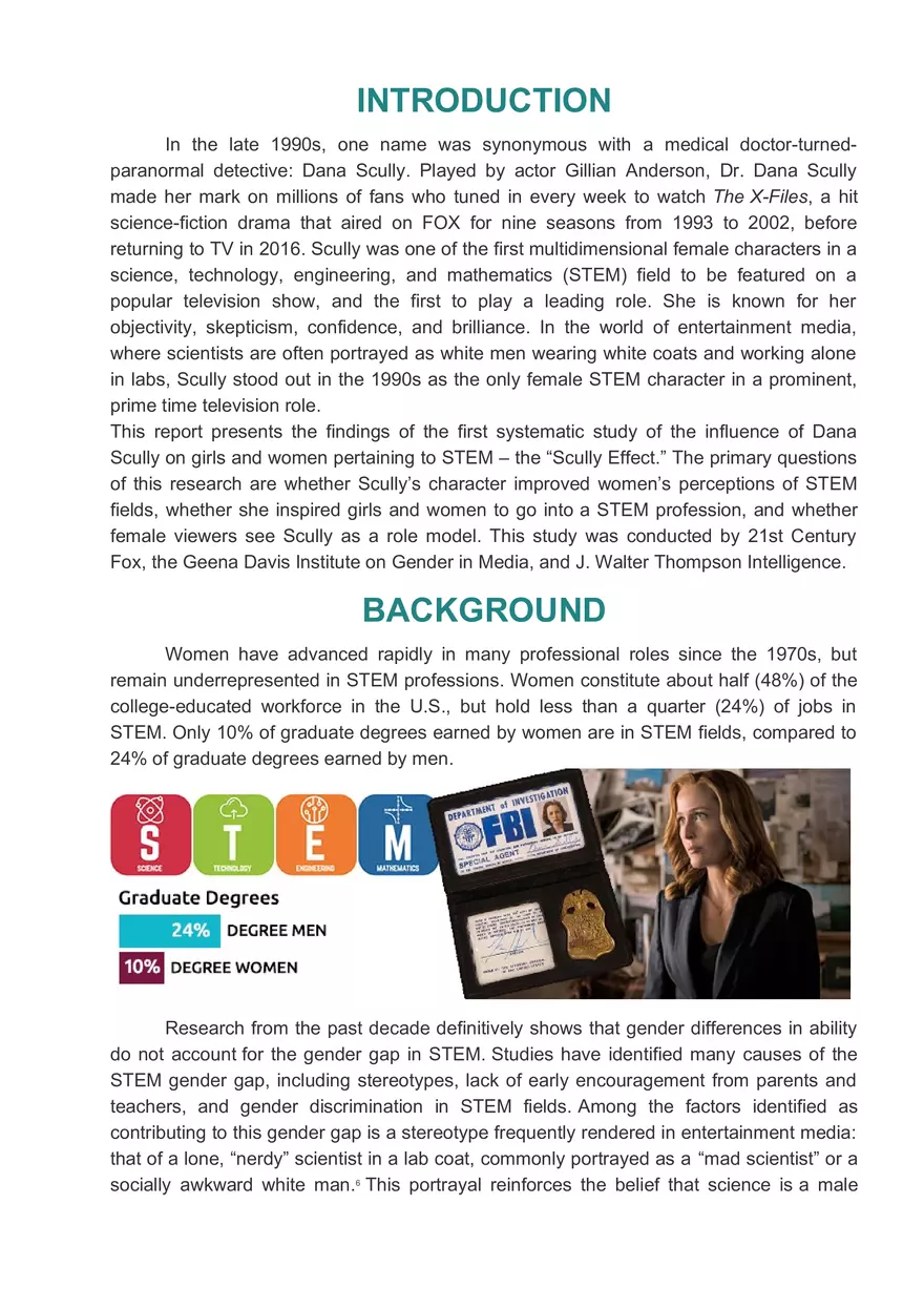 The Scully Effect: I Want to Believe in STEM - Page 1