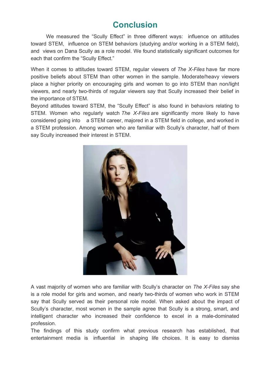 The Scully Effect: I Want to Believe in STEM - Page 5