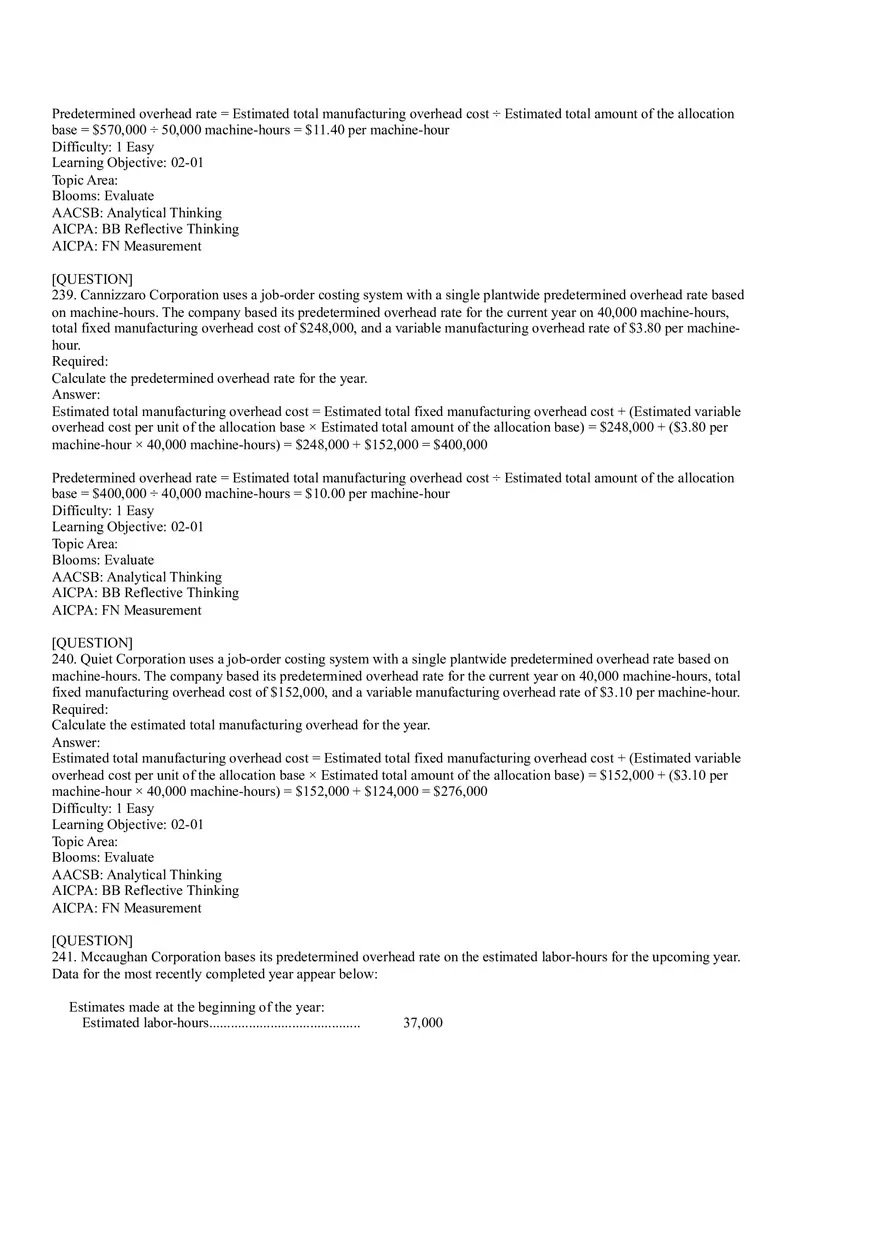 Ch2, Job-Order Costing Calculating Unit Product Costs Part 14 - Page 6