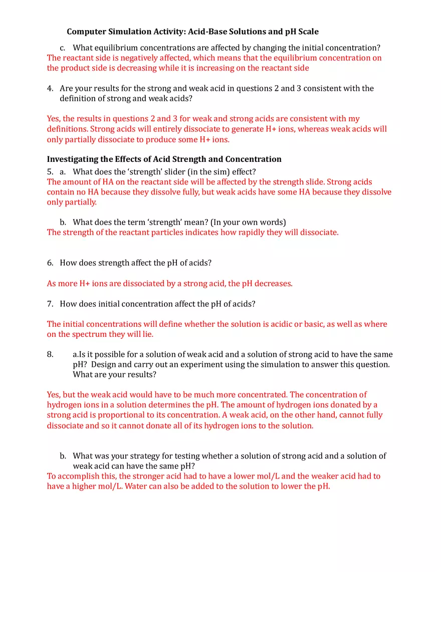 Acid-Base Solutions and pH ScaleInvestigation of Acids-Bases - Page 2