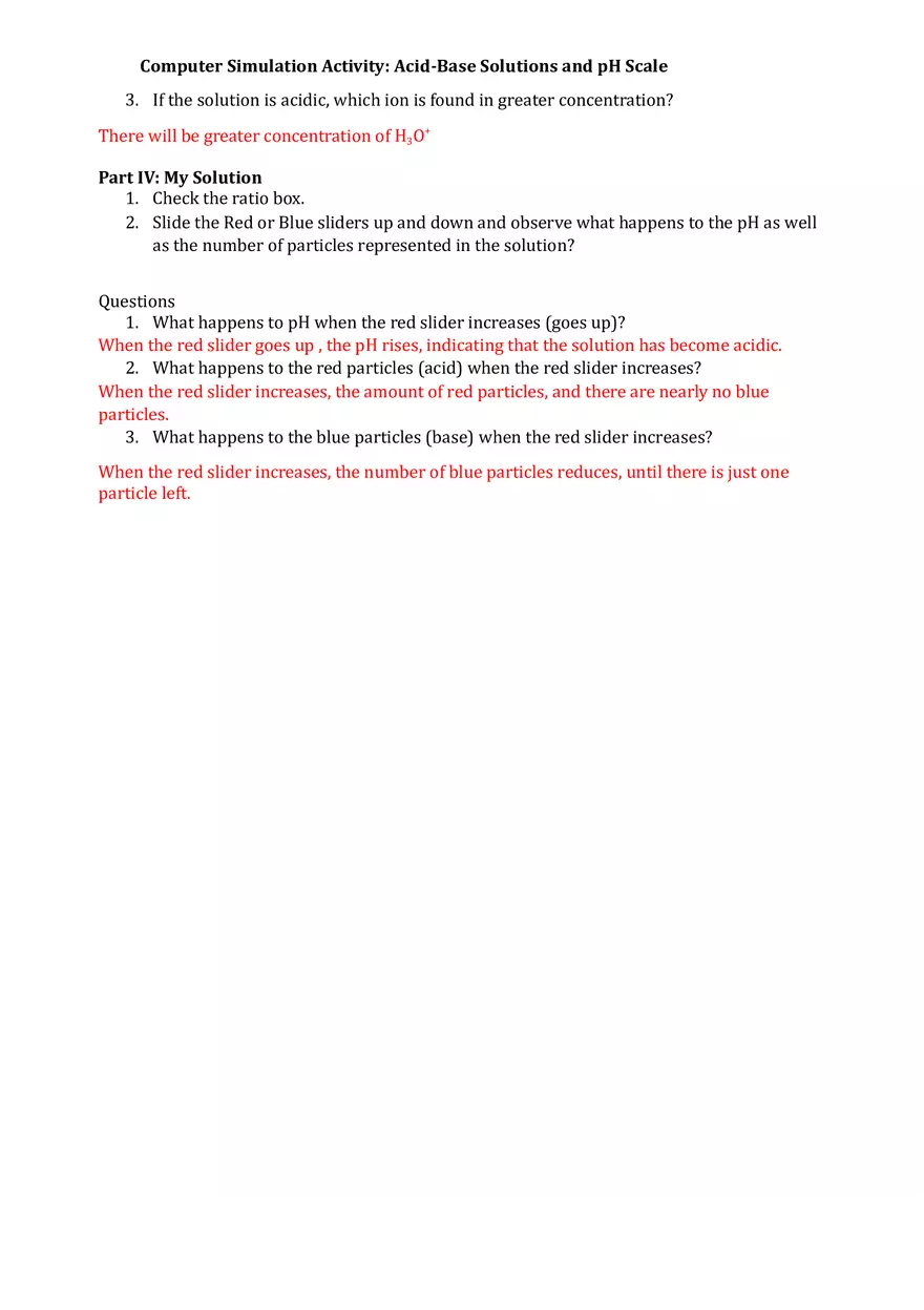 Acid-Base Solutions and pH ScaleInvestigation of Acids-Bases - Page 6