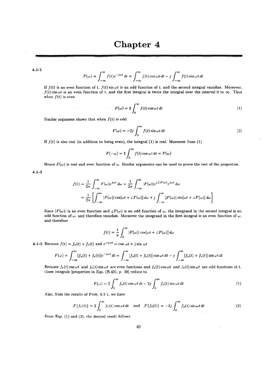 Signal Processing and Linear Systems Solution Ch.4 - Page 1
