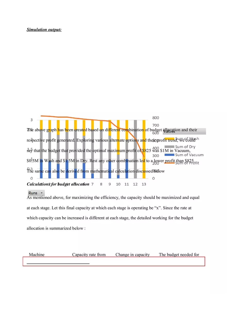 Operations Management Balancing Process Capacity – Simulation Exercise - Page 2