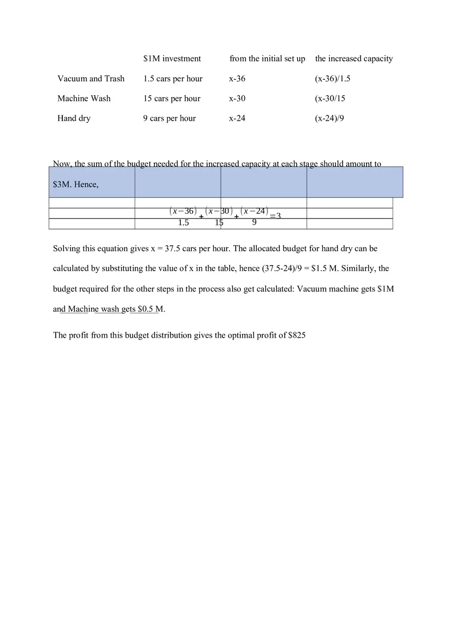 Operations Management Balancing Process Capacity – Simulation Exercise - Page 3