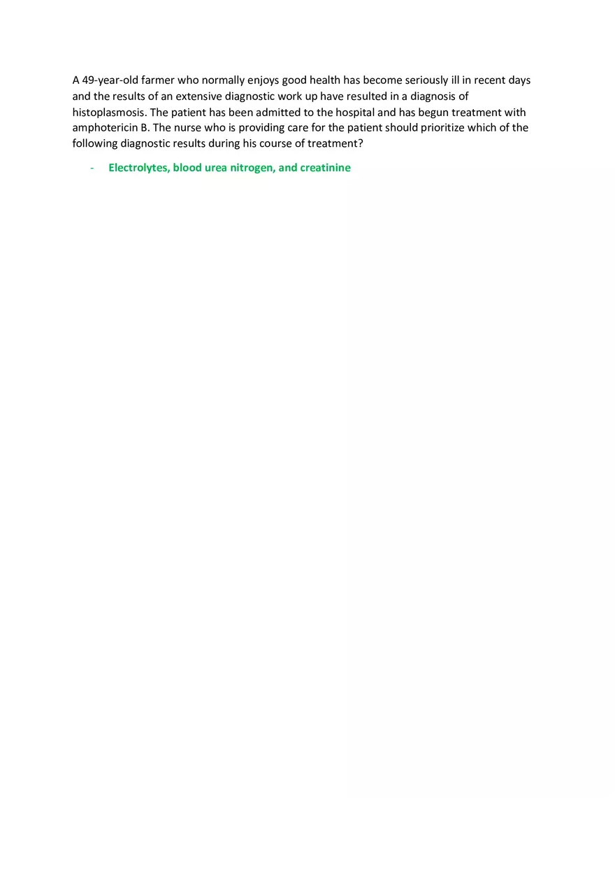 Advanced Pharmacology Final Exam - Page 9