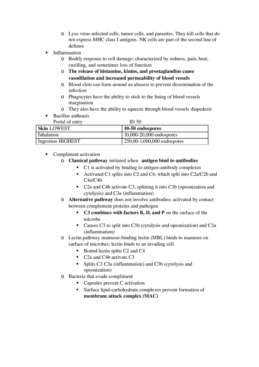 Microbiology Final Exam Study Guide - Page 10