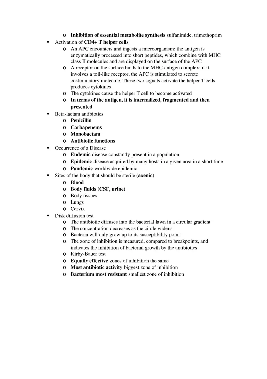 Microbiology Final Exam Study Guide - Page 15