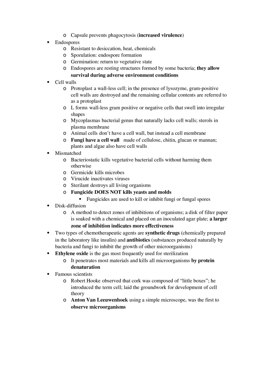 Microbiology Final Exam Study Guide - Page 16