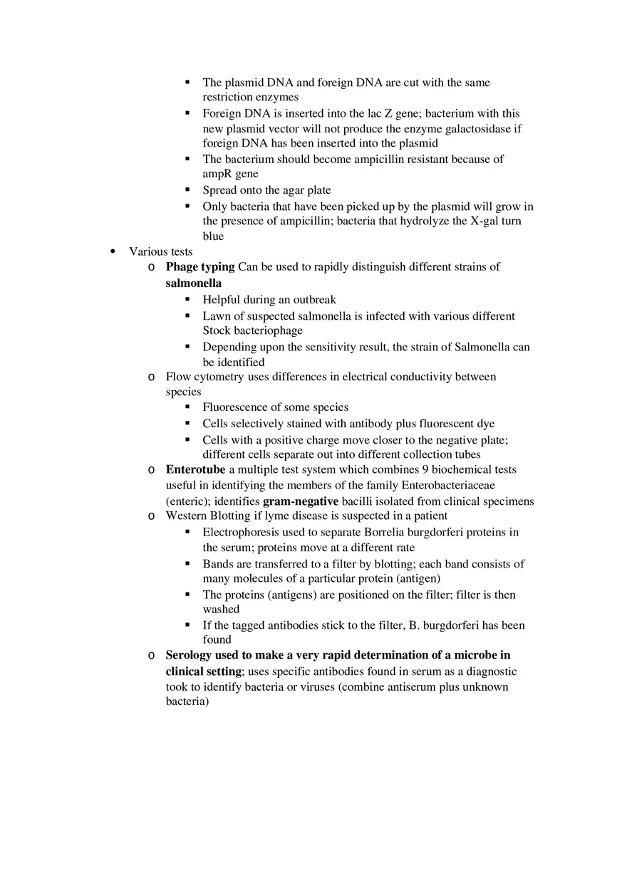 Microbiology Final Exam Study Guide - Page 5