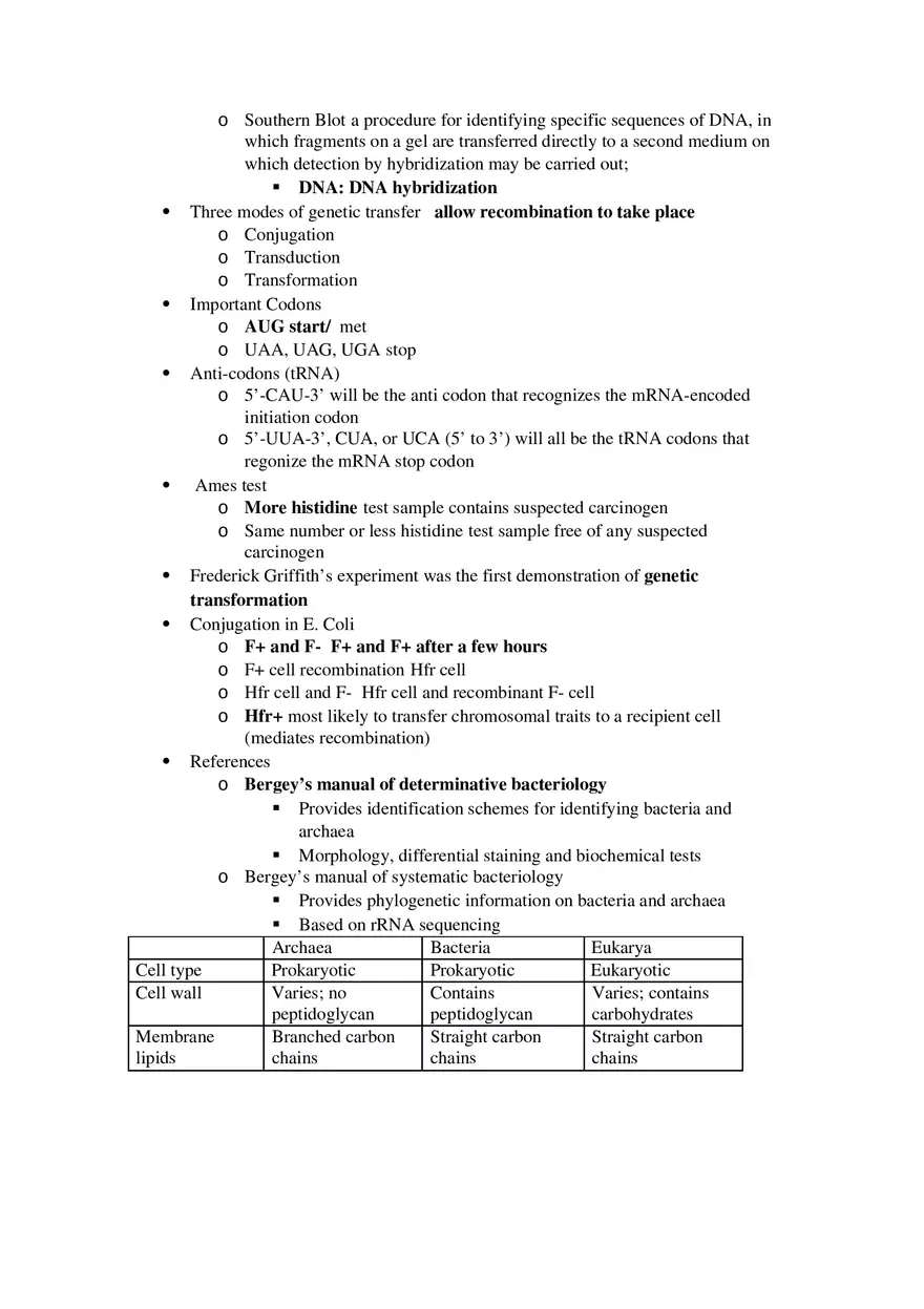 Microbiology Final Exam Study Guide - Page 6