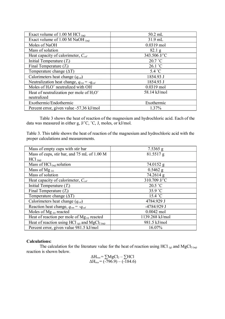Lab 4 Heat Reactions - Page 4