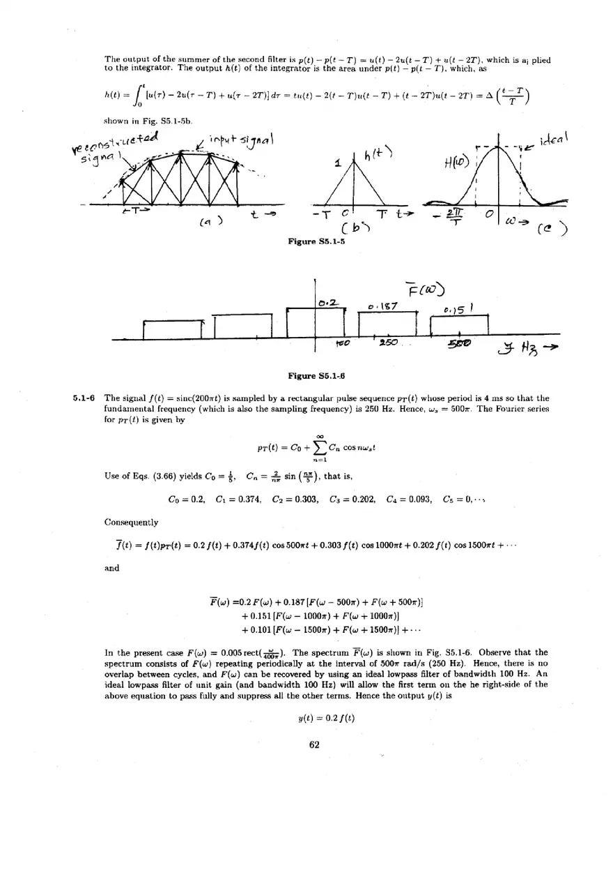 Signal Processing and Linear Systems Solution Ch.5 - Page 3