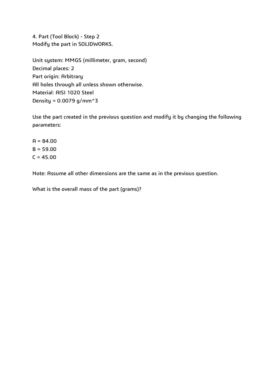Solidworks Certification Exam - Page 9