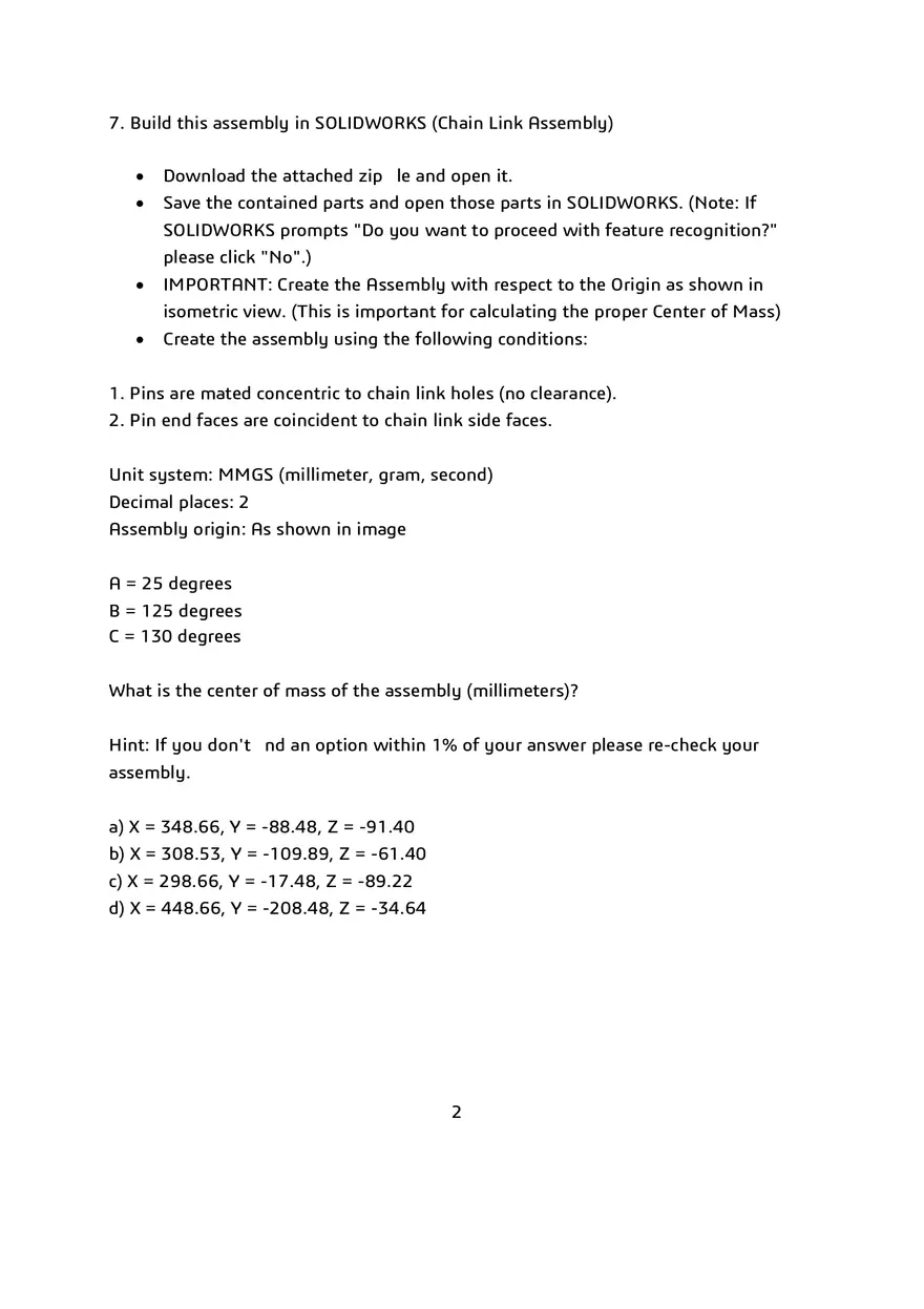 Solidworks Certification Exam - Page 4