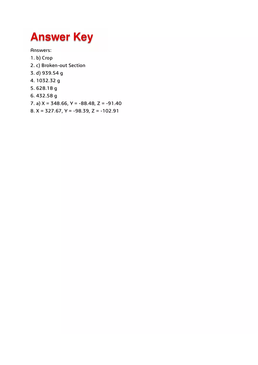 Solidworks Certification Exam - Page 6