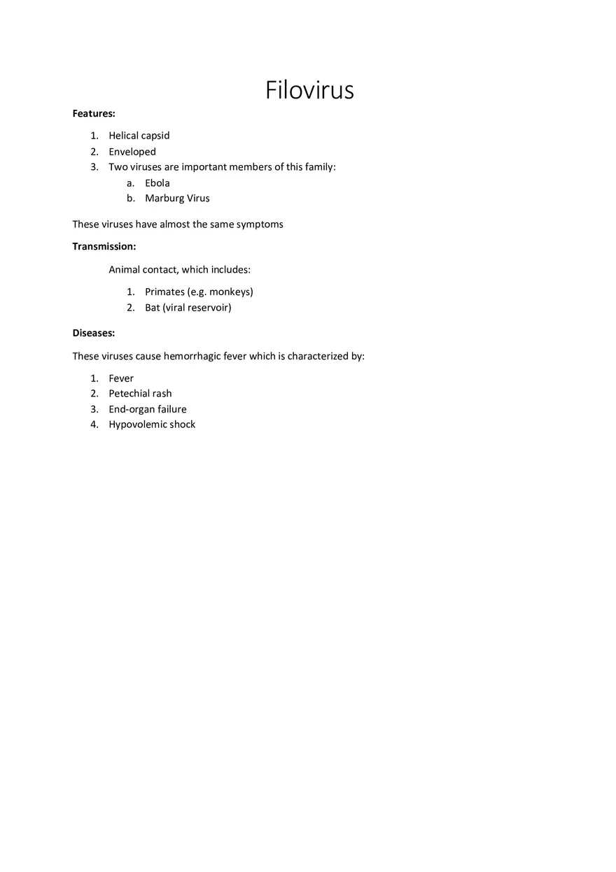 Filovirus - Page 1