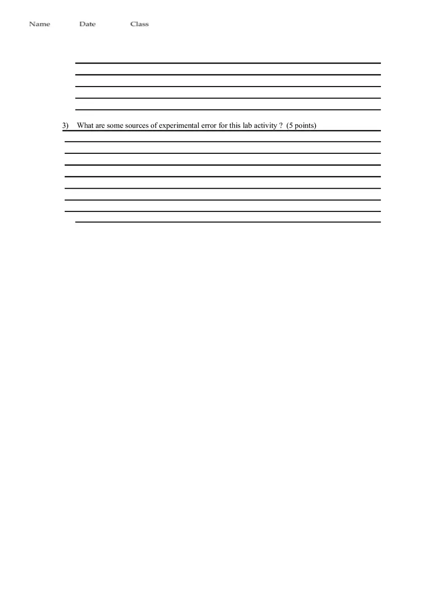 Lab 3 Determining the Specific Heat of a Metal - Page 6