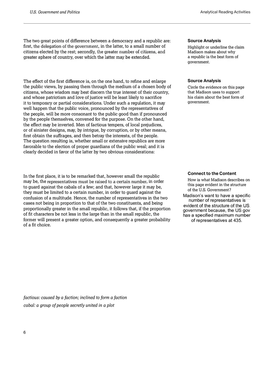 The Federalist No. 10 v Brutus No. 1 - Page 7