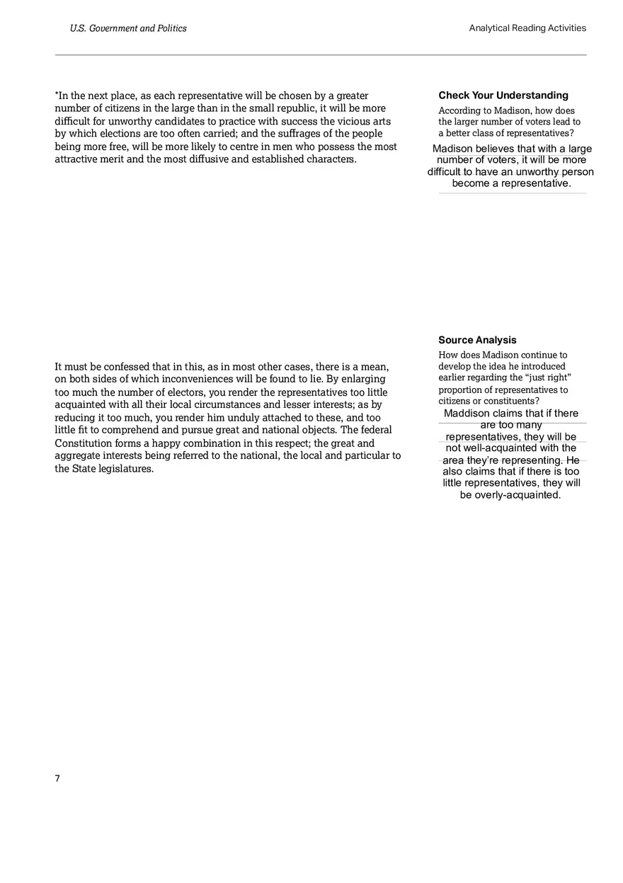The Federalist No. 10 v Brutus No. 1 - Page 8