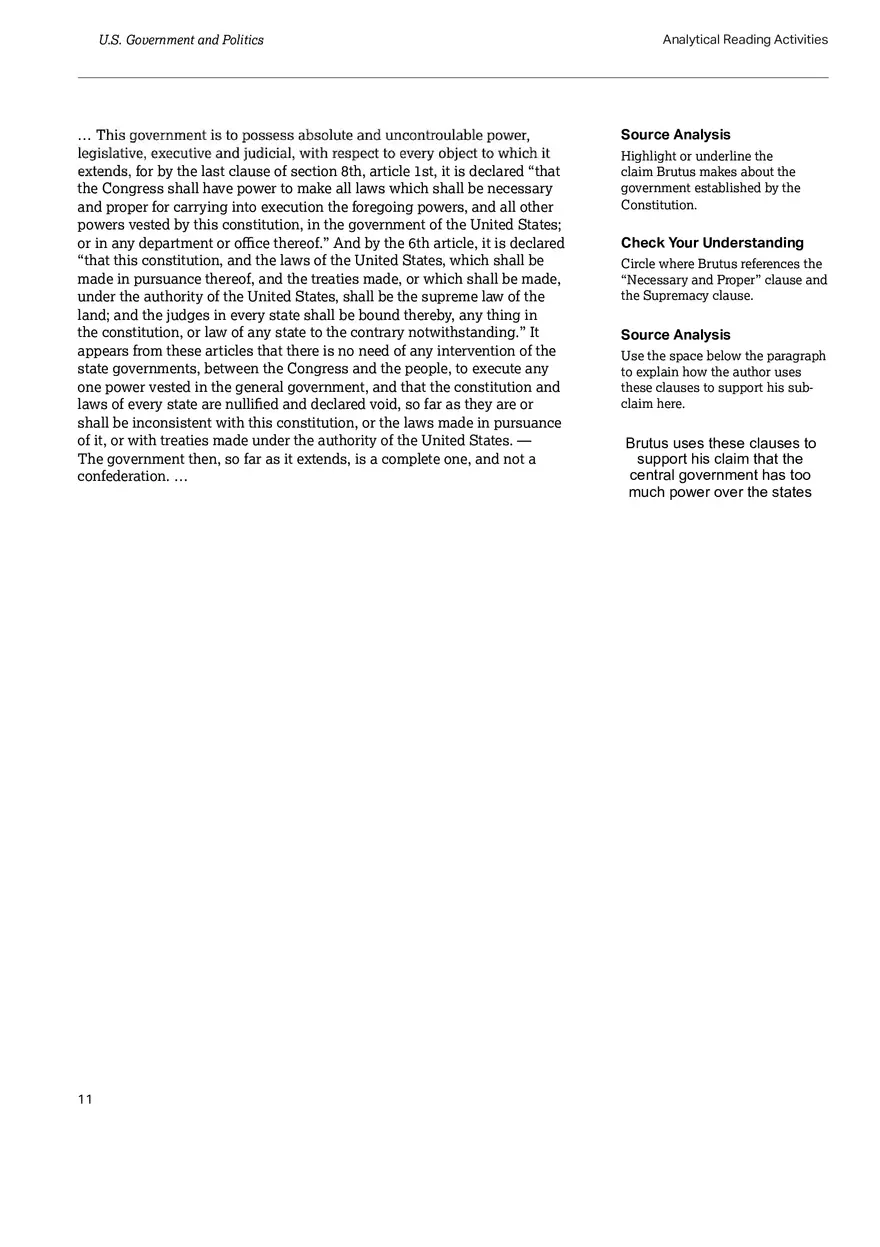 The Federalist No. 10 v Brutus No. 1 - Page 12