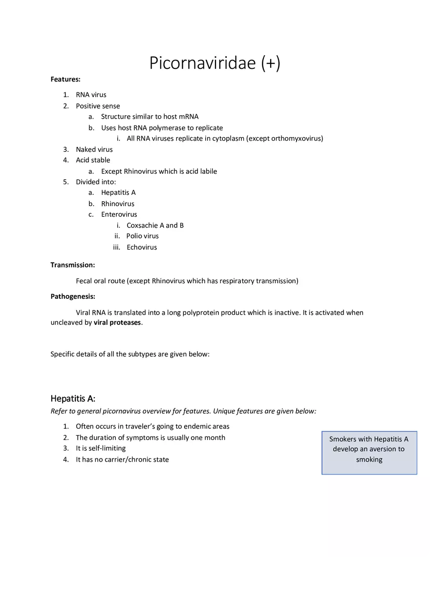 Picornaviridae (+) - Page 1