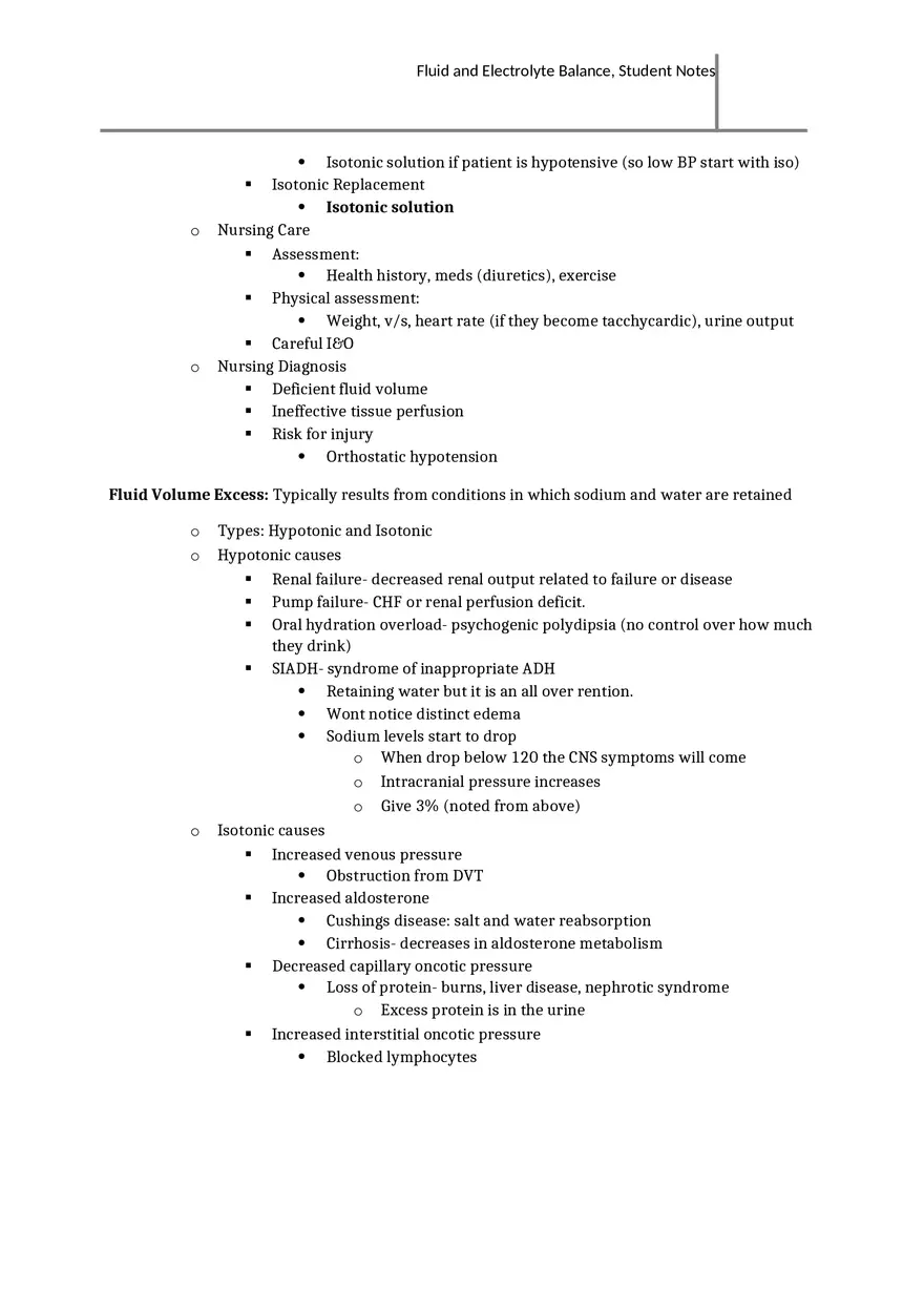 Fluid and Electrolyte Balance Overview - Page 17