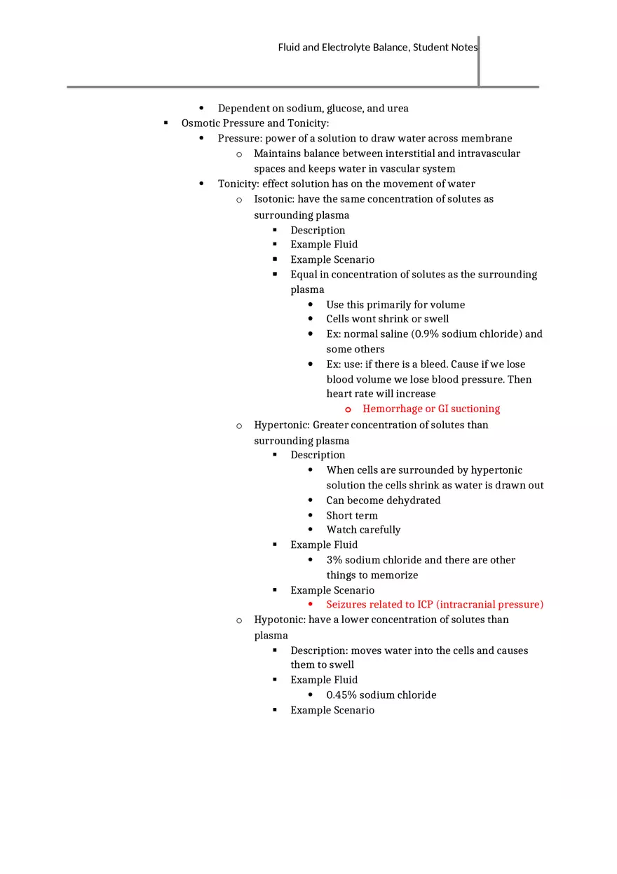Fluid and Electrolyte Balance Overview - Page 2