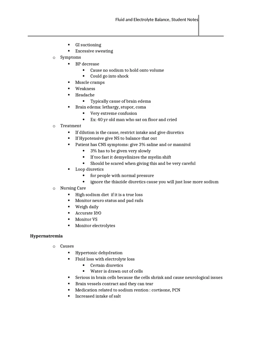 Fluid and Electrolyte Balance Overview - Page 5