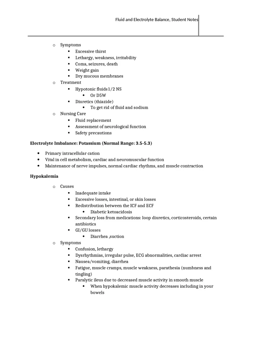 Fluid and Electrolyte Balance Overview - Page 6