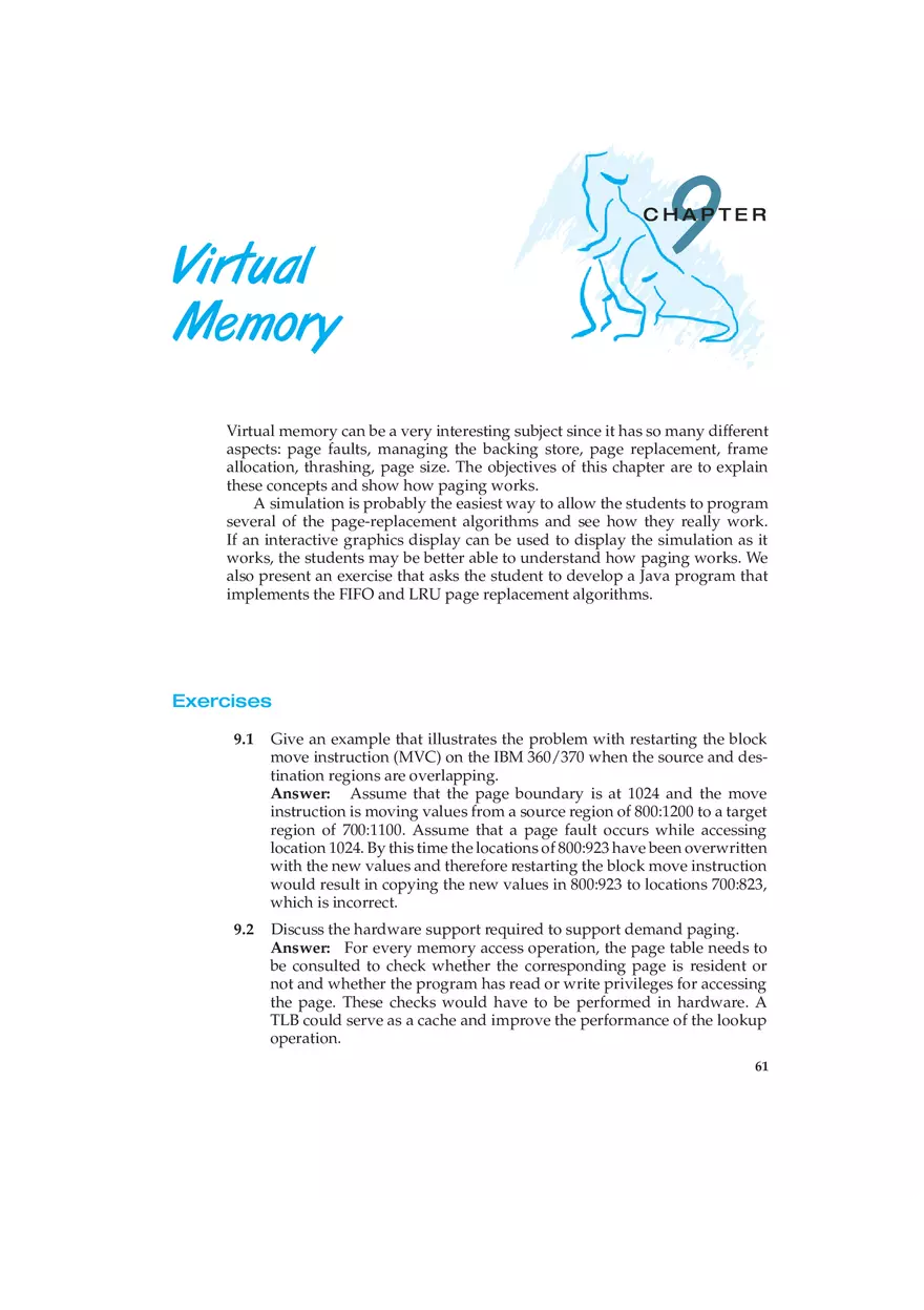 Chapter 9 Virtual Memory - Page 1
