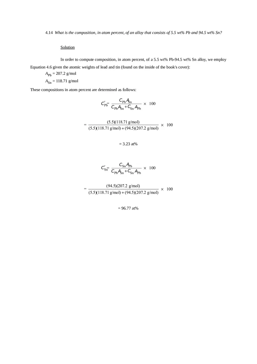 Imperfections in Solids Problem Solutions Part 3 - Page 2