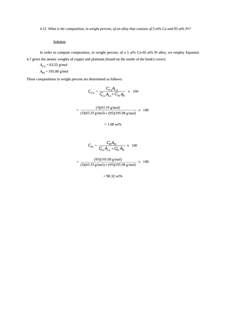 Imperfections in Solids Problem Solutions Part 3 - Page 3