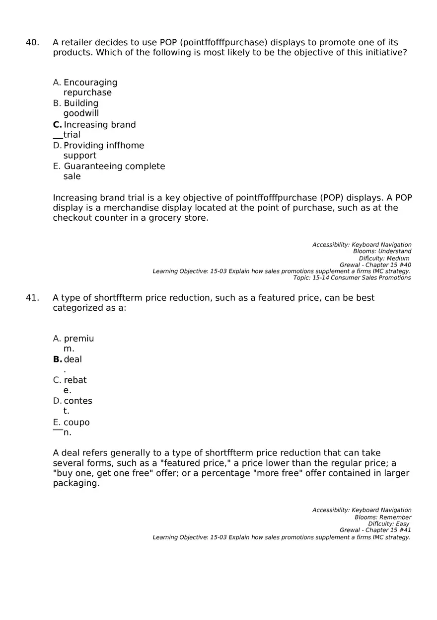 Marketing Chapter 15 Key Part 3 - Page 7
