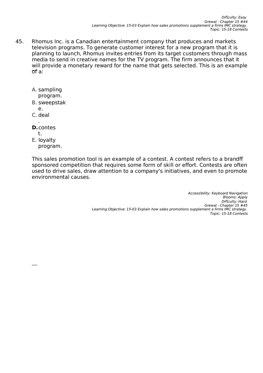 Marketing Chapter 15 Key Part 3 - Page 10
