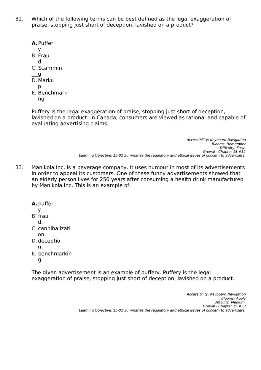 Marketing Chapter 15 Key Part 3 - Page 3