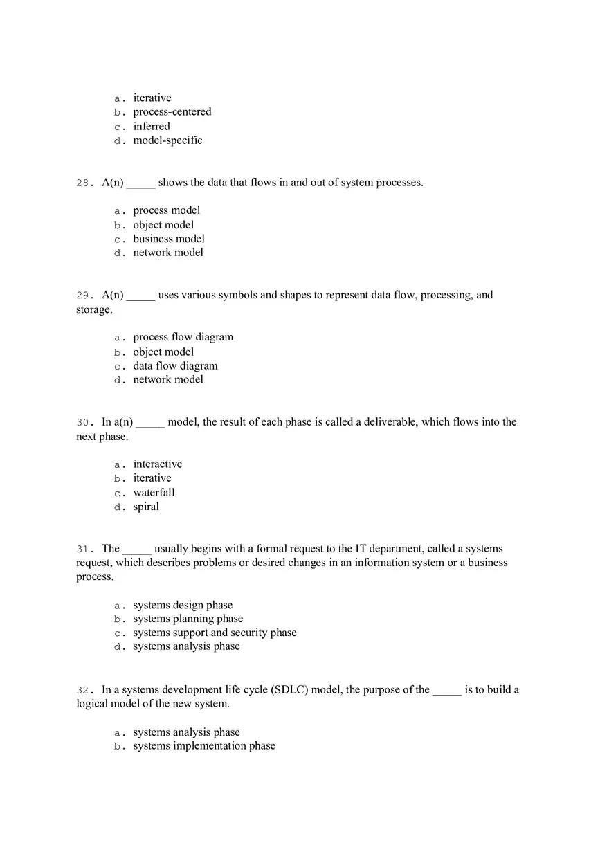 Systems Analysis and Design Answers - Page 15