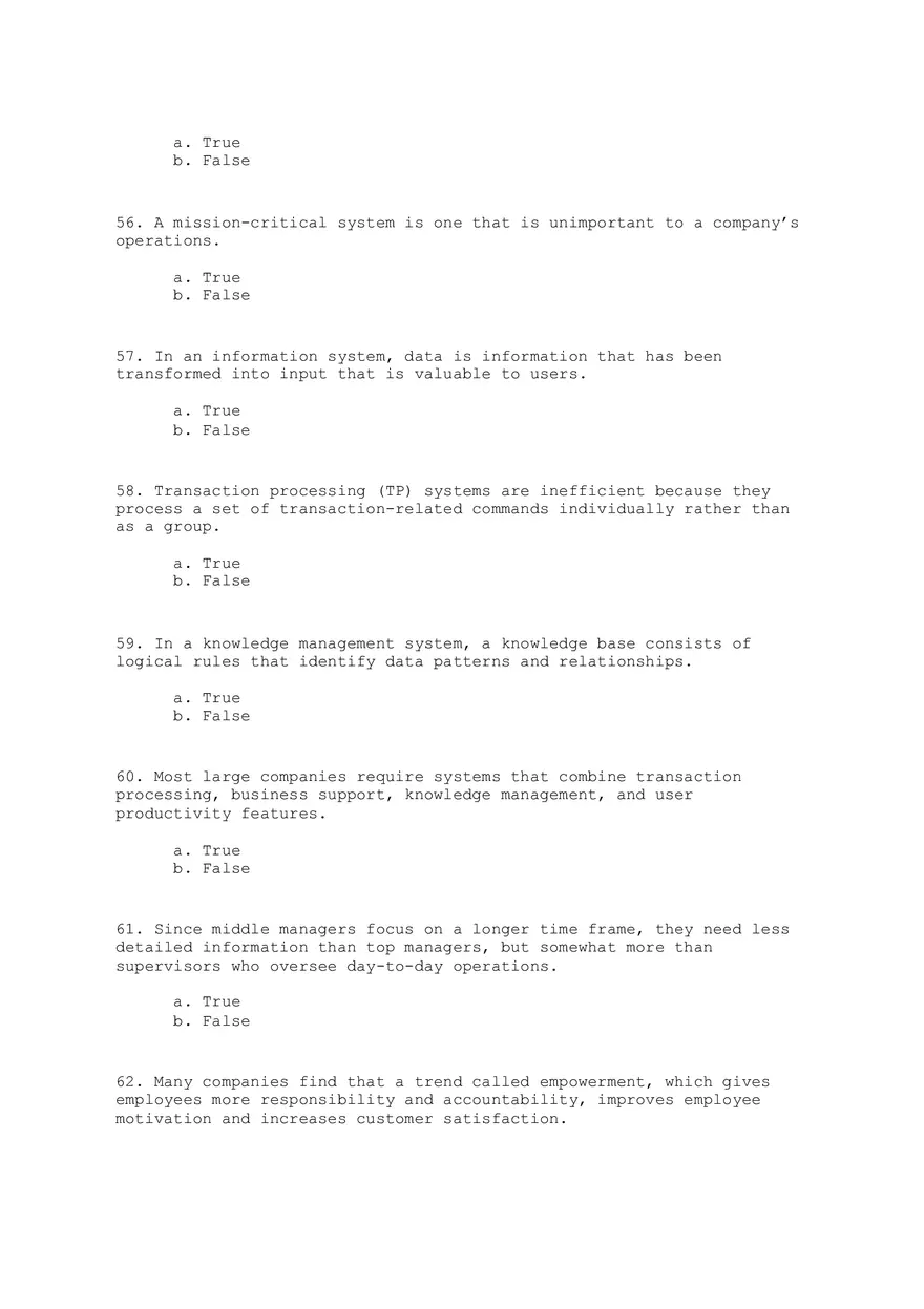 Systems Analysis and Design Answers - Page 3