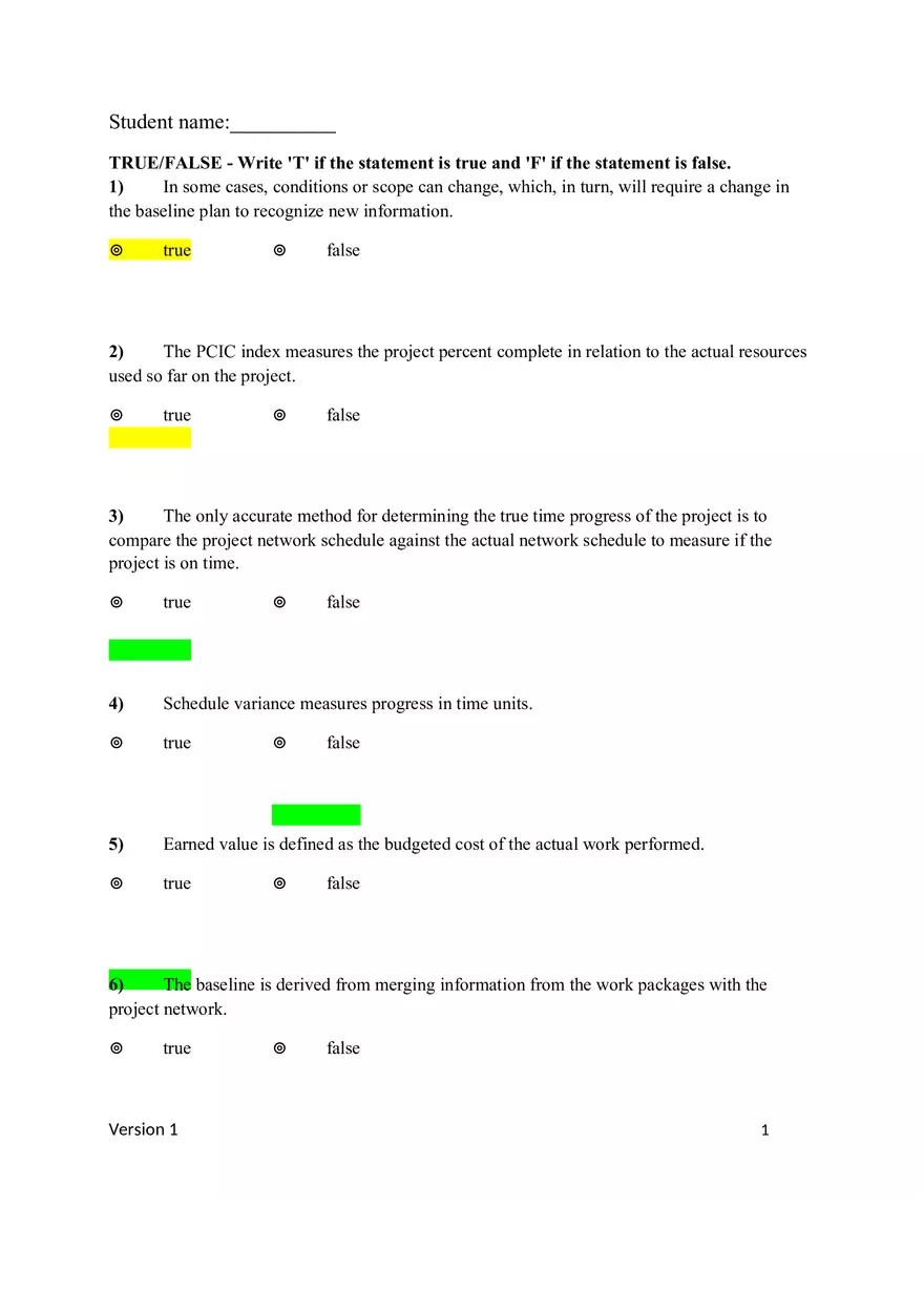 Project Management Chapter 13 - Page 1