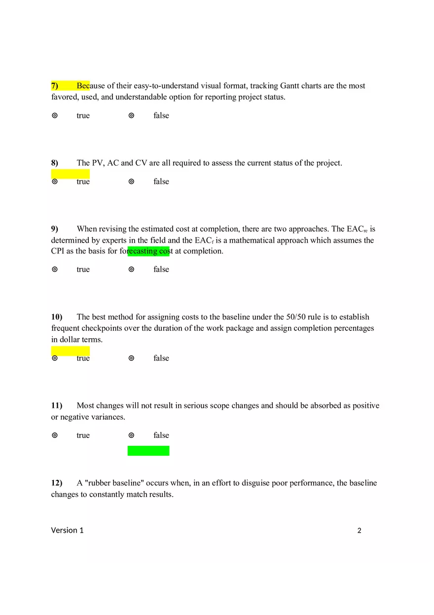 Project Management Chapter 13 - Page 2