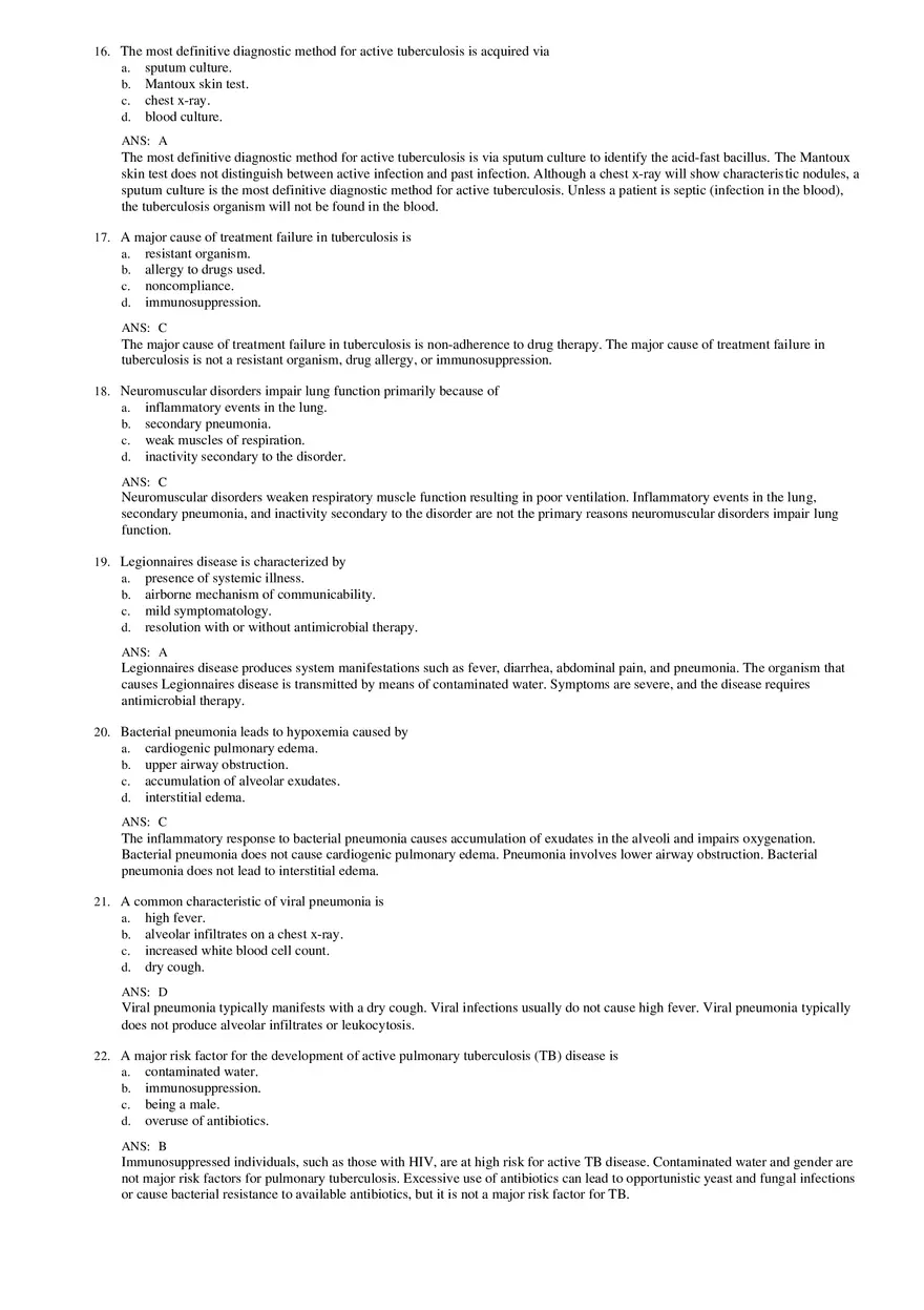 Chapter 23 Restrictive Pulmonary Disorders - Page 3