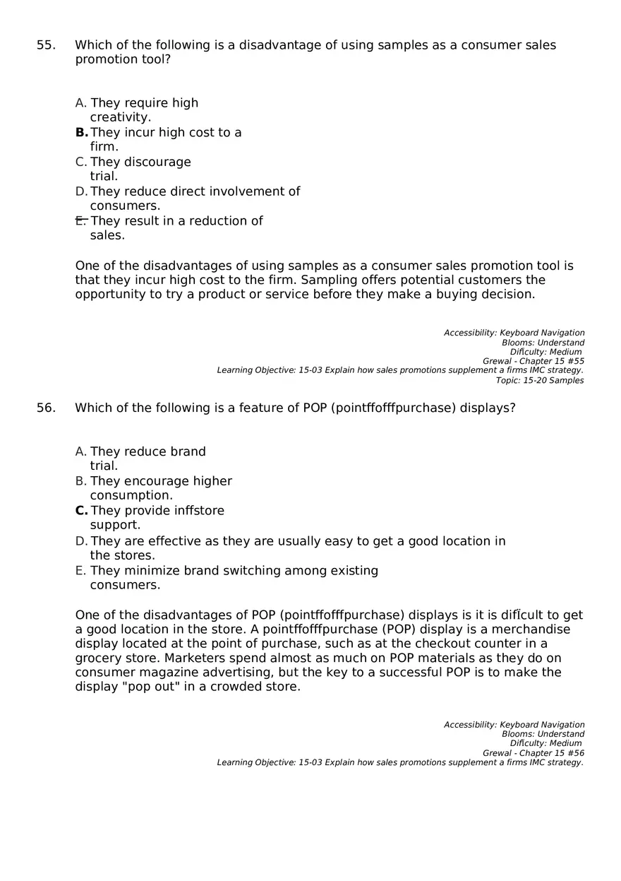 Marketing Chapter 15 Key Part 4 - Page 8