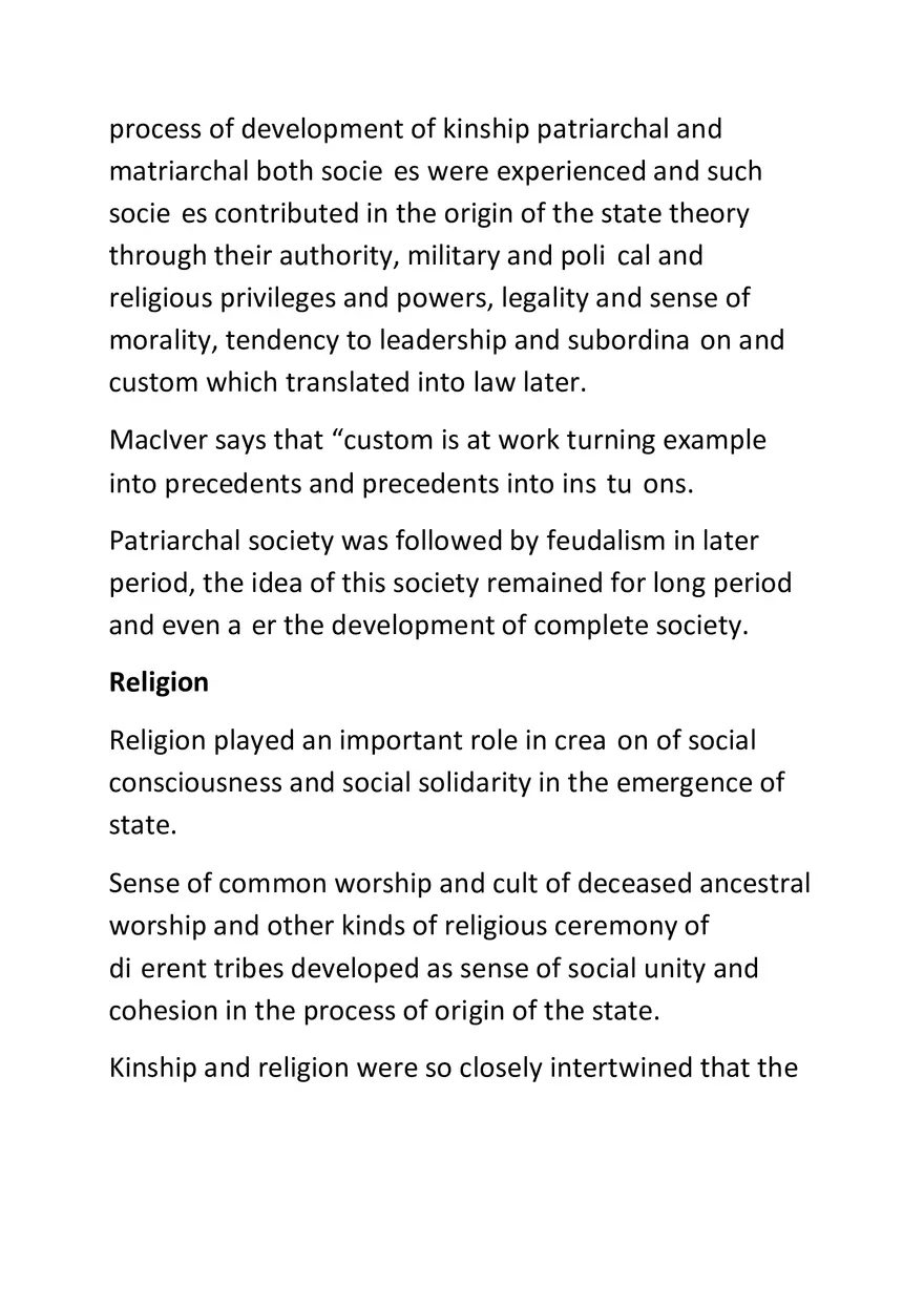 Theories on Origin of State - Page 18