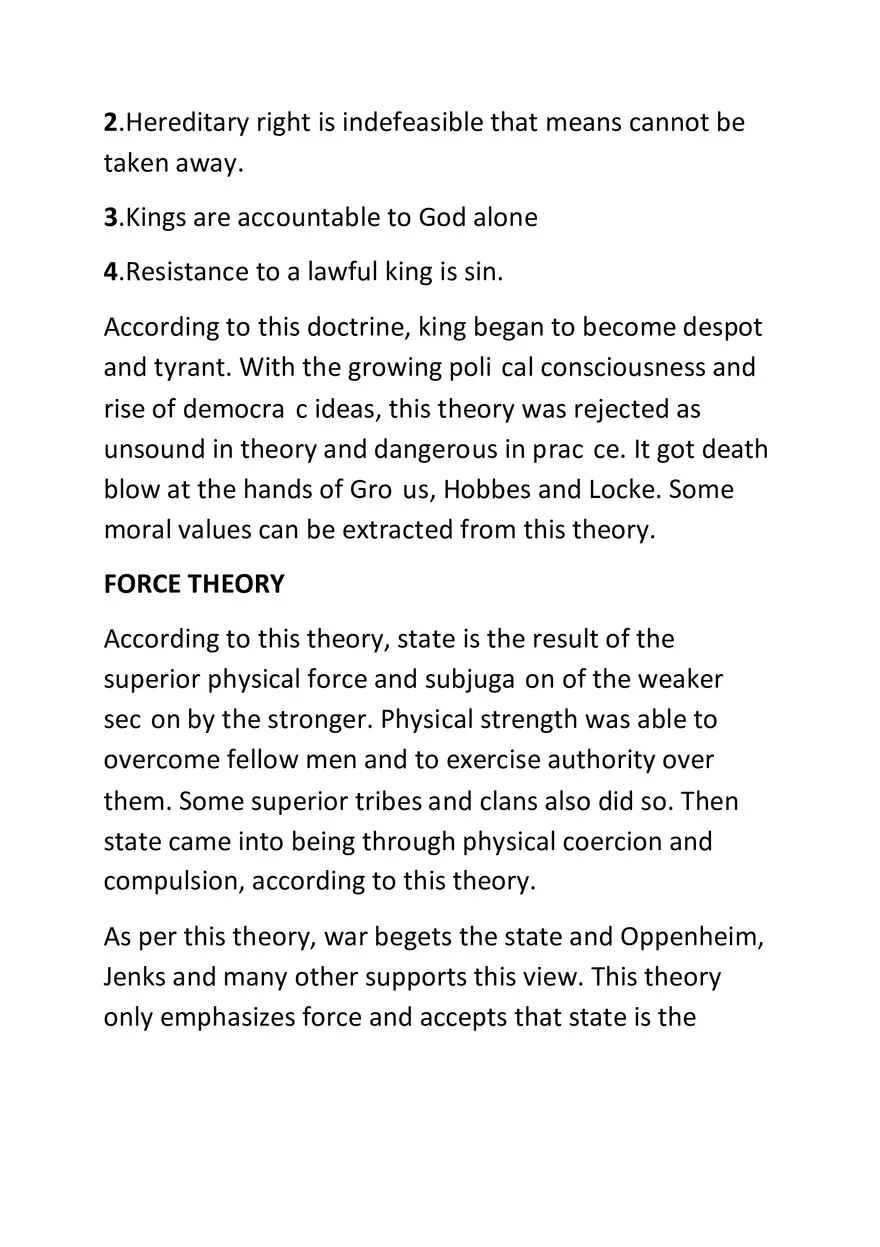 Theories on Origin of State - Page 2