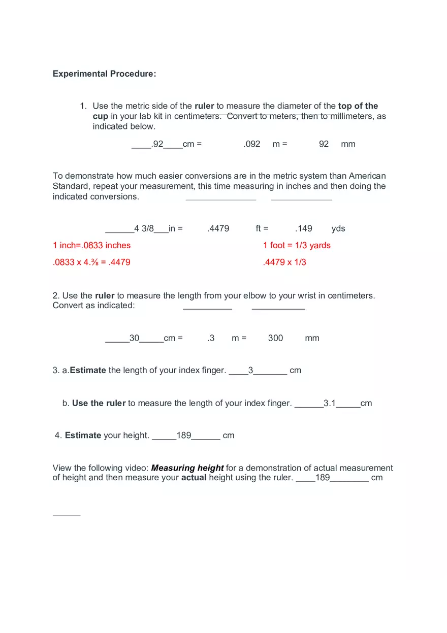 Laboratory Exercise #1 Measurement - Page 7
